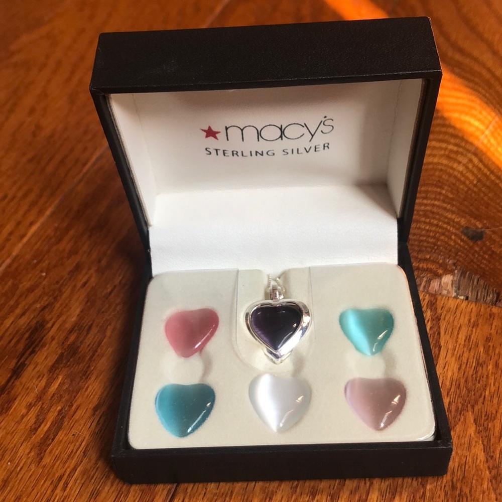 Macy’a Interchanging Heart Necklace